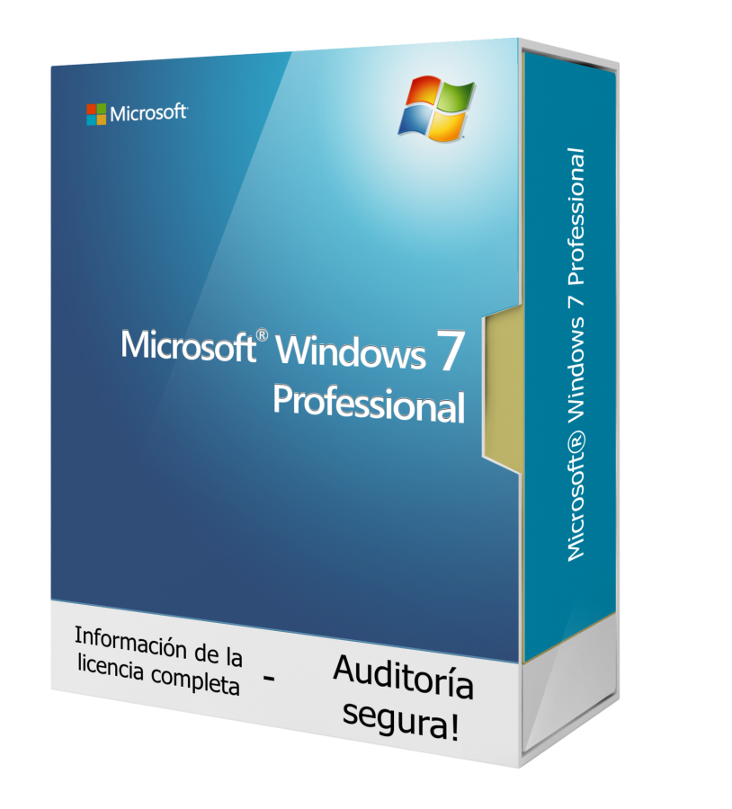 Microsoft Windows 7 Professional 1PC Licencia de descarga