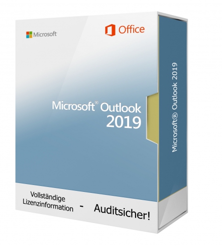 Microsoft Outlook 2019 incl. Installations-DVD, 1PC