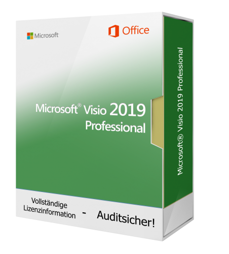 Microsoft Visio 2019 Professional 1 PC Licencia de descarga