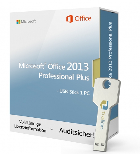 Microsoft Office 2013 PROFESSIONAL PLUS, USB-Stick 1 PC