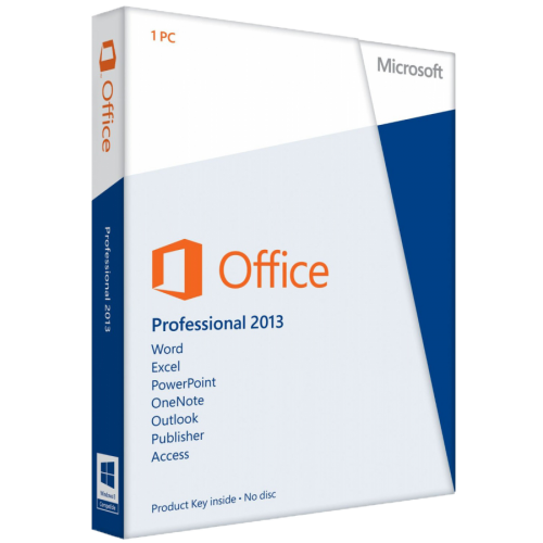 Microsoft Office 2013 Professional 1 PC Licencia de descarga