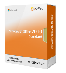 Microsoft Office 2010 STANDARD 1 PC Licencia de descarga